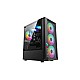POWER TRAIN PT-701B ATX MID TOWER GAMING CASE WITH 4 RGB FAN