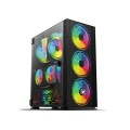 REVENGER X8 MESH FRONT RGB MID TOWER GAMING CASE