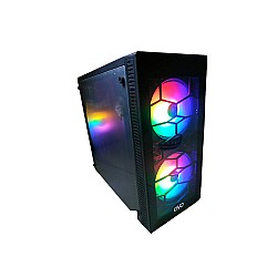 OVO 2804 MID TOWER GAMING RGB CASE WITH 450W PSU