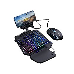 K-SNAKE WIRED GAMING RGB ONE-HAND KEYBOARD & MOUSE COMBO