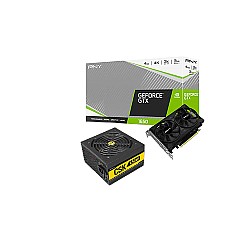 PNY GTX 1650 DUAL FAN 4GB GDDR6 GRAPHICS CARD AND ANTEC CSK 450W 80 PLUS BRONZE POWER SUPPLY COMBO