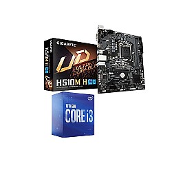 INTEL CORE I3-10100 PROCESSOR AND GIGABYTE H510M H MOTHERBOARD COMBO