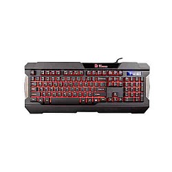 THERMALTAKE COMMANDER KEYBOARD AND MOUSE COMBO (MULTI LIGHT) BLACK