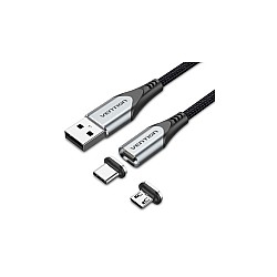 VENTION CQMHG 2-IN-1 USB 2.0 MAGNETIC CHARGING CABLE