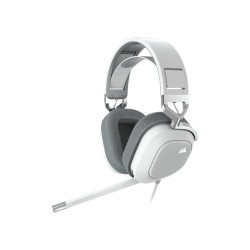 CORSAIR HS80 RGB USB WIRED CARBON GAMING HEADSET (WHITE)