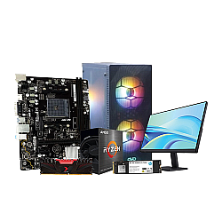 AMD RYZEN 5 5600G BIOSTAR B450MHP 8GB RAM 250GB SSD BUDGET PC