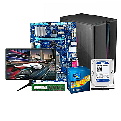 INTEL CORE I3-3220 3rd Gen GIGABYTE GA-H61M-DS2 MOTHERBOARD 500GB HDD CORPORATE PC WITH 19 INCH MONITOR
