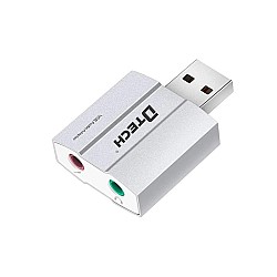 Dtech DT 6006 USB Audio Sound Card Adapter