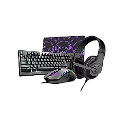 EKSA ET100 Pro Essential Gaming Keyboard,Headset,Mouse Pad 4 in 1 Combo