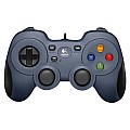 Logitech F310 Gamepad USB port Precision from two analog sticks with digital buttons
