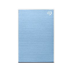 Seagate One Touch 5 TB External Hard Drive With Password (Blue)