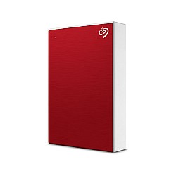 Seagate One Touch 4 TB External HDD with Password Protection – Red