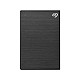 Seagate One Touch 4TB External Hard Drive With Password (Black)