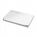 Transcend StoreJet 25C3S 1TB USB 3.1 Gen 1 Type-C Silver External HDD