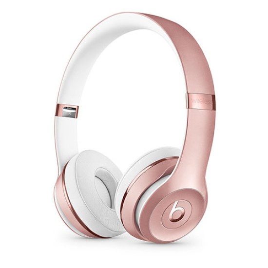 Beats Solo 3 Wireless Headphones (Rose Gold)
