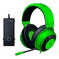 Razer Kraken Tournament Edition Green Wired Gaming Headset USB Audio Controller