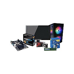 Intel Core I3 H81M Motherboard 8GB RAM 256GB SSD Corporate PC With 19 Inch Monitor