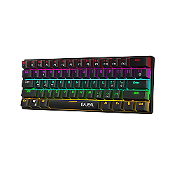 BAJEAL BK61 (60%) Wireless / Wired Blue Switches RGB Mechanical Keyboard (Hot-Swappable)