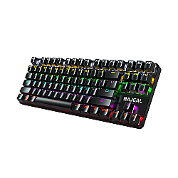 BAJEAL K100 TKL RGB Mechanical Gaming Black Keyboard (Hot-Swappable)