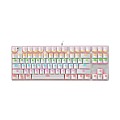 BAJEAL K100 TKL RGB Mechanical Gaming White Keyboard (Hot-Swappable)