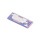 DUSTSILVER D84 CLASSICAL RETRO HOT SWAPPING RGB WIRELESS MECHANICAL KEYBOARD RED SWITCH 