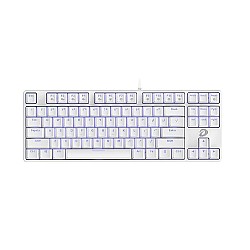 Dareu EK87 Mechanical Gaming Keyboard - White (Brown Switch)