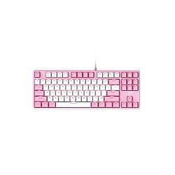 Dareu EK87 Mechanical Gaming Keyboard - Pink (Red Switch)