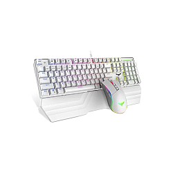 HAVIT KB389L MECHANICAL GAMING WIRED KEYBOARD AND MOUSE COMBO WHITE