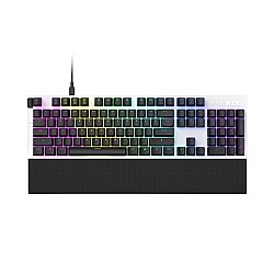 NZXT FUNCTION COMPACT RGB MECHANICAL GAMING KEYBOARD (MATTE WHITE)