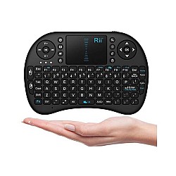 Proton Mini Wireless Keyboard with Backlight, 2.4Ghz Wireless Touchpad With Mouse For Pc, Pad, Xbox 360, Ps3, Google Android Tv Box, Htpc, Iptv