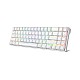 RK Royal Kludge Rk71 Hot-Swappable RGB Gaming Keyboard (White) 