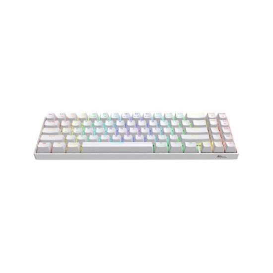 RK Royal Kludge Rk71 Hot-Swappable RGB Gaming Keyboard (White) 