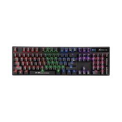 XTRIKE ME GK-980 WIRED RAINBOW BACKLIT FRAMELESS USB MECHANICAL GAMING KEYBOARD