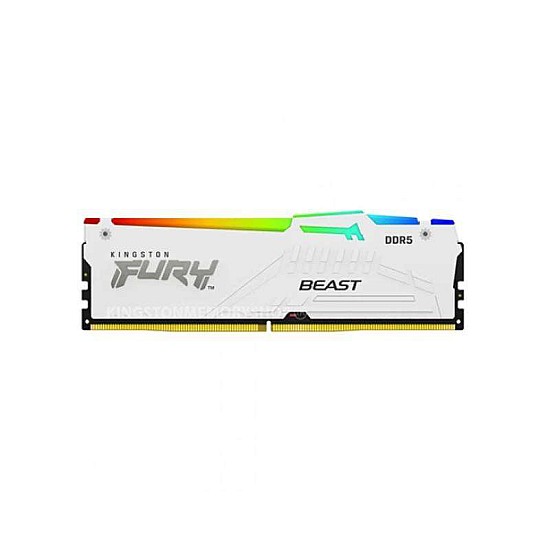 KINGSTON FURY BEAST 16GB 6000MHZ DDR5 RGB WHITE DESKTOP RAM