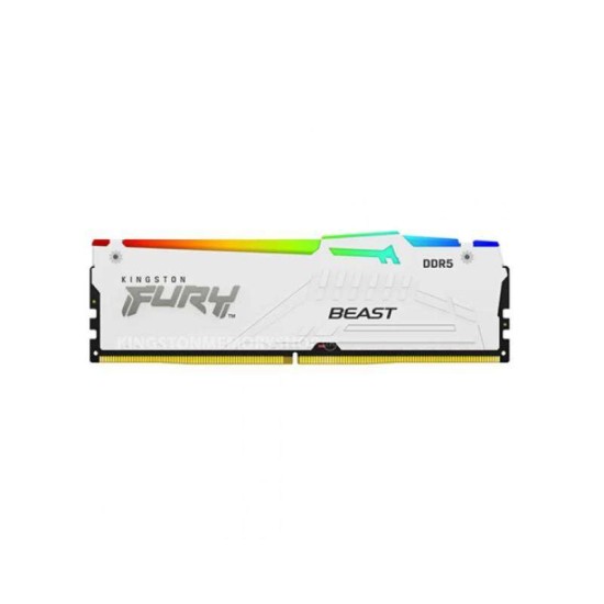 KINGSTON FURY BEAST 16GB 6000MHZ DDR5 RGB WHITE DESKTOP RAM