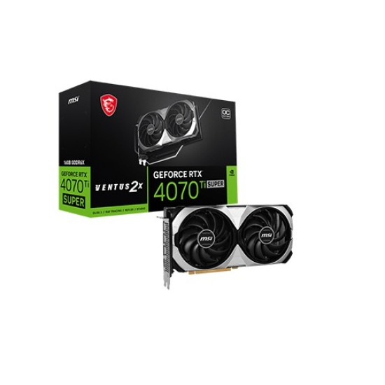 MSI GeForce RTX 4070 Ti SUPER 16GB VENTUS 2X OC Graphics Card