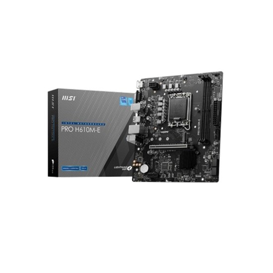 MSI PRO H610M-E DDR5 Intel 14th Gen Micro-ATX Motherboard