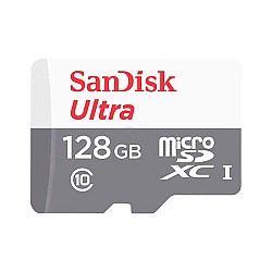 SANDISK ULTRA 128GB CLASS-10 100MBPS MICRO SDXC UHS-I MEMORY CARD