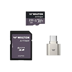 WALTON WMC256WC 256 GB MICRO SD CARD WITH TYPE-C CARD READER AND SD CARD ADAPTER