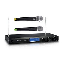 TEV TR-686II VHF Dual Frequency receiver Wireless Microphone