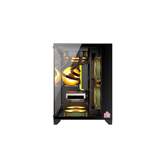 Monarch Mystery Box X5 Desktop Gaming Case (Black)