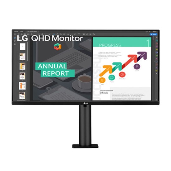 LG 27QN880 27-inch QHD USB-C HDR MONITOR WITH ERGO STAND