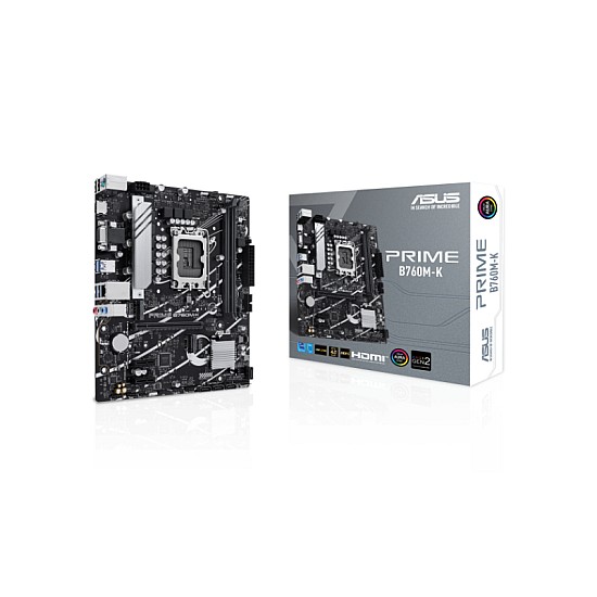 ASUS PRIME B760M-K DDR5 12TH AND 13TH GEN MICRO-ATX MOTHERBOARD