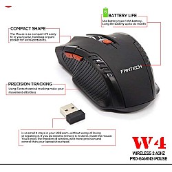 FANTECH W4 2000DPI Wireless Gaming Mouse