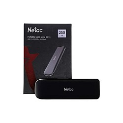 Netac ZX 250GB USB 3.2 Gen 2 Portable SSD (Black) 