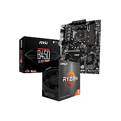 AMD RYZEN 5 5600 PROCESSOR AND MSI B450-A PRO MAX MOTHERBOARD COMBO