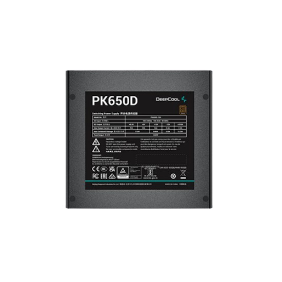 DEEPCOOL PK650D 650W 80 PLUS BRONZE POWER SUPPLY