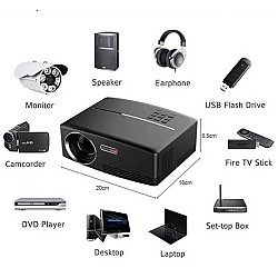 ViviBright GP80 1800LM 1920*1080 HD Home Theater TV Projector