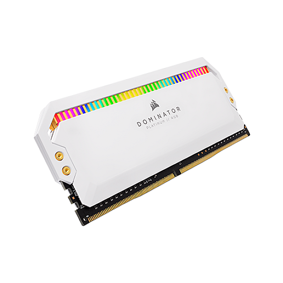 Corsair Dominator Platinum RGB 8GB 3200MHz DDR4 RAM (White)