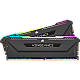 CORSAIR VENGEANCE RGB PRO SL 16GB (2x8GB) DDR4 DRAM 3200MHz C16 RAM KIT (BLACK)